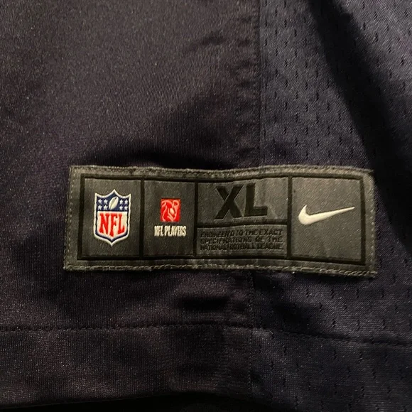 NFL Chicago Bears Mitchell Trubisky Nike Navy Player Game Jersey - Picture 4 of 5